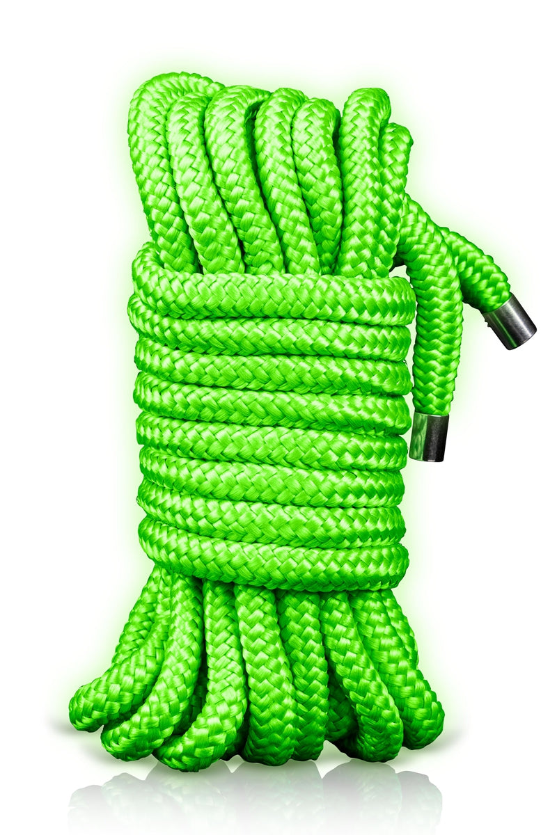 Corde de bondage phosphorescente - 5m - Ouch