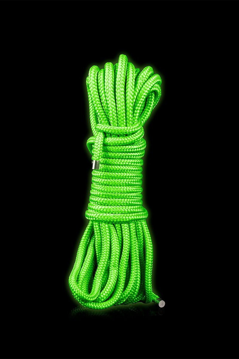 Corde de bondage phosphorescente - 10m - Ouch
