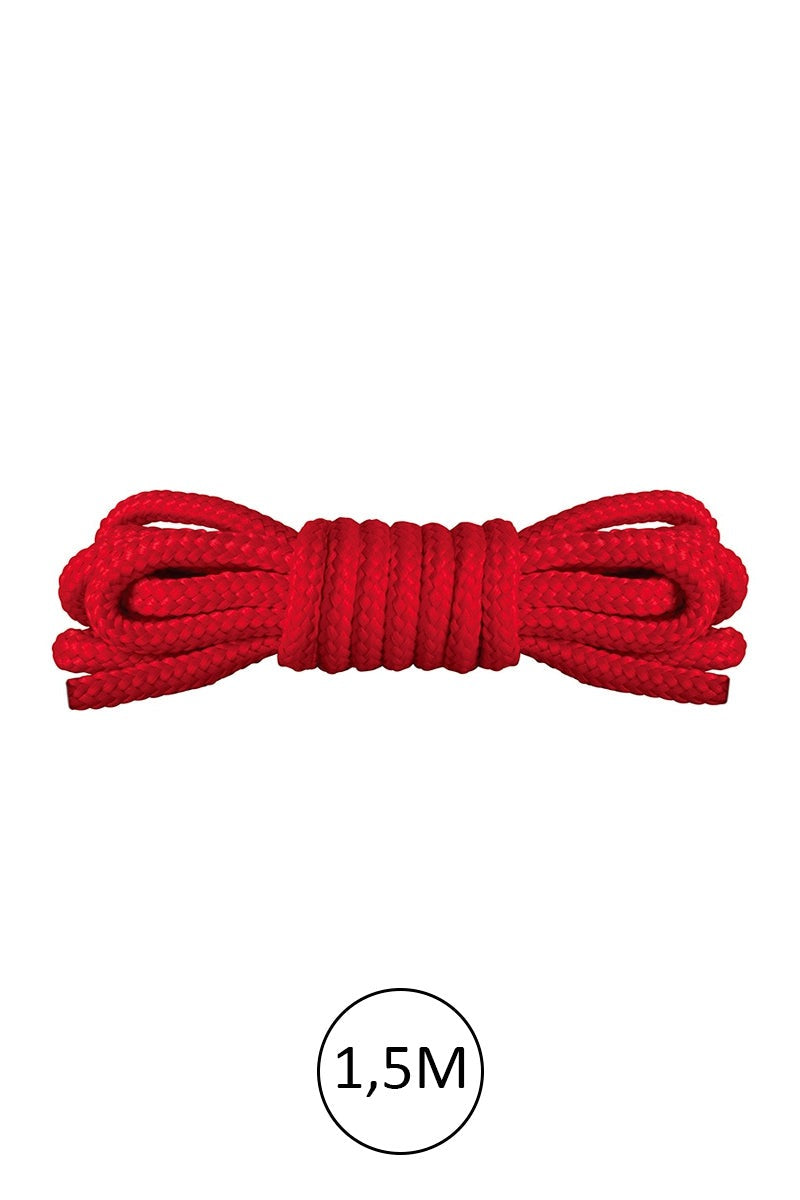 Mini corde de bondage 1,5m rouge - Ouch