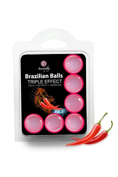 6 Brazilian Balls triple effets