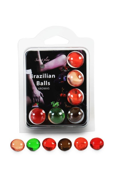 6 Brazilian Balls parfums variés