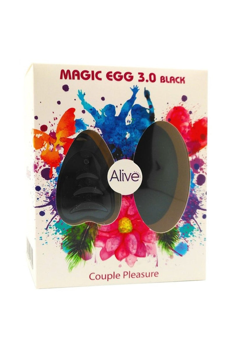 Oeuf vibrant télécommandé Magic egg 3 - noir