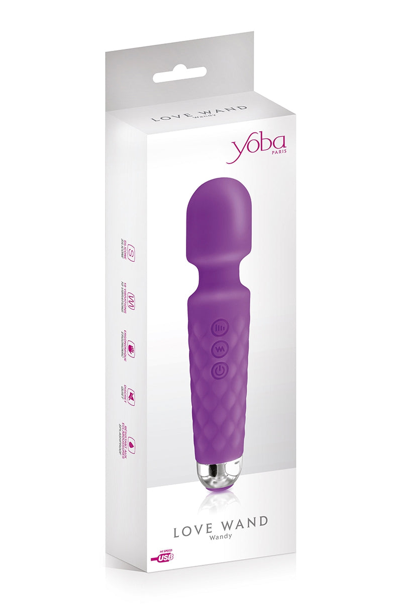 Vibro Love Wand rechargeable violet